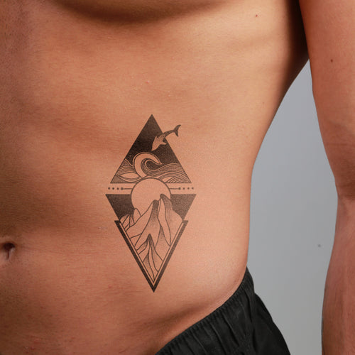 Tatuagem na montanha