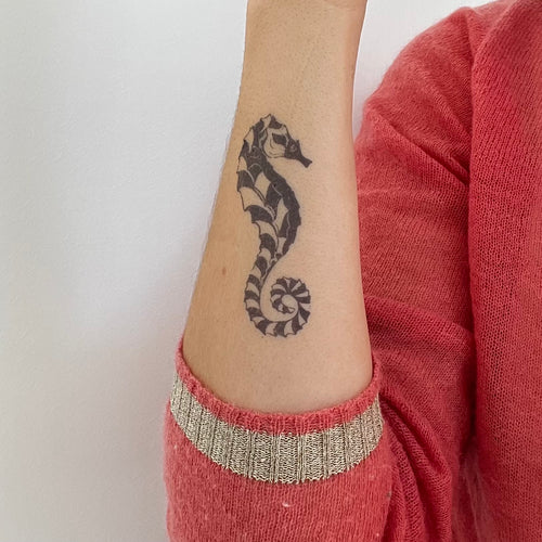 Tatuagem de cavalo marinho