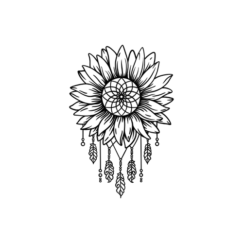 Mandala de girassol