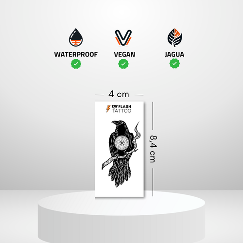 Tatouage corbeau viking pour homme