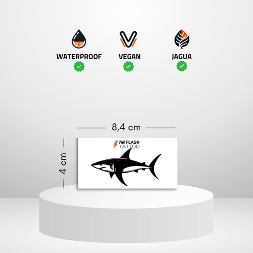Tatouage requin réaliste idéal pour homme