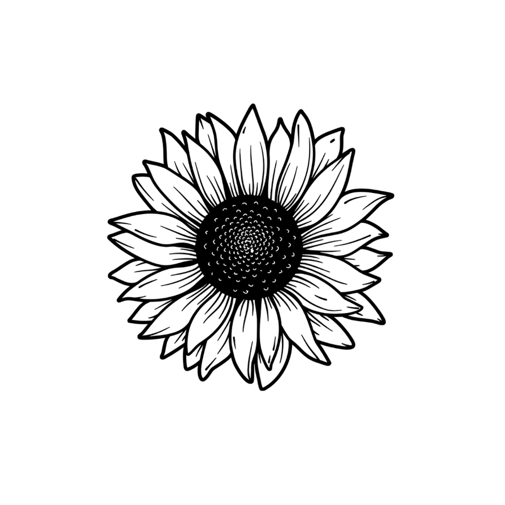 Girassol minimalista