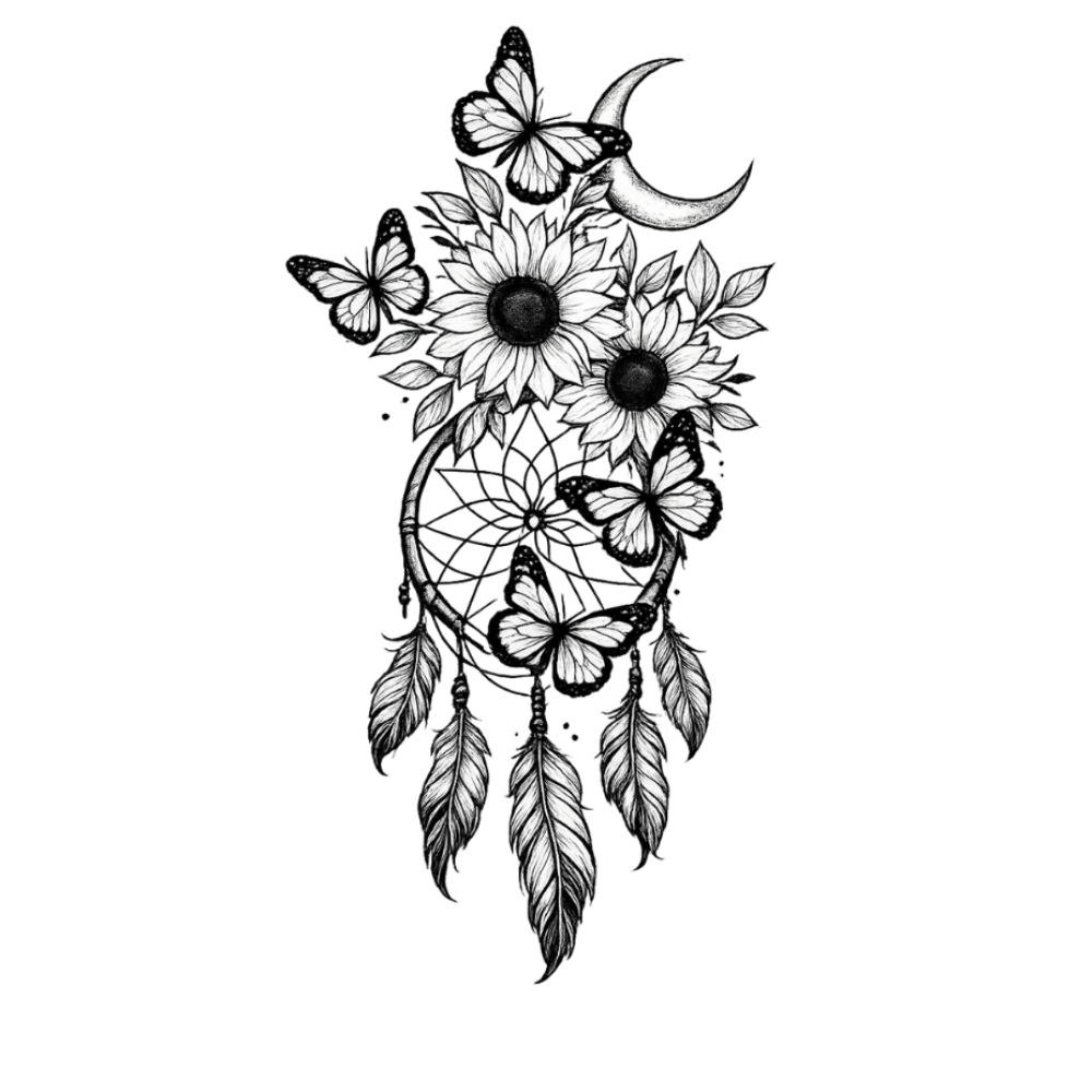 Attrape rêve tournesol