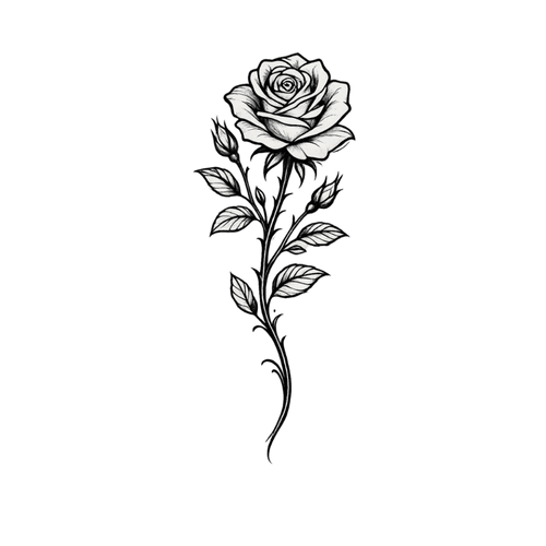 Rose minimaliste