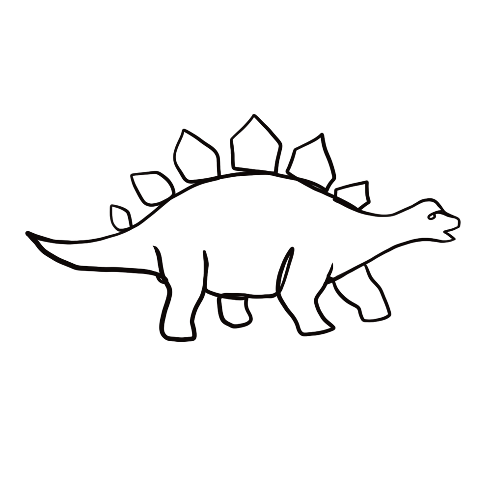 Dinossauro minimalista