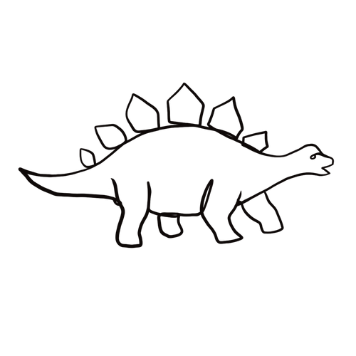 Dinossauro minimalista