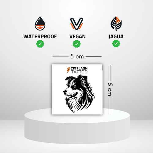 Tatouage ephemere berger australien