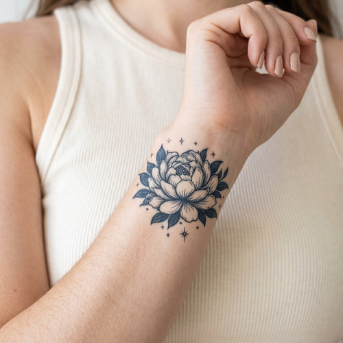 Tatouage dahlia
