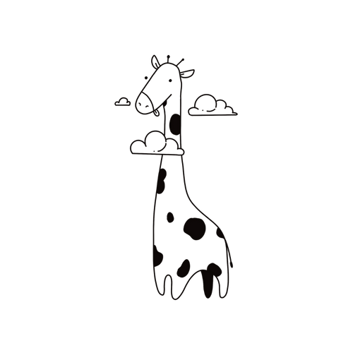 Tatuagem de girafa