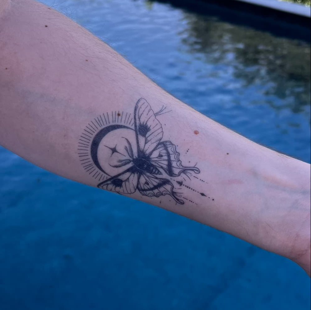 Tatouage papillon pour homme
