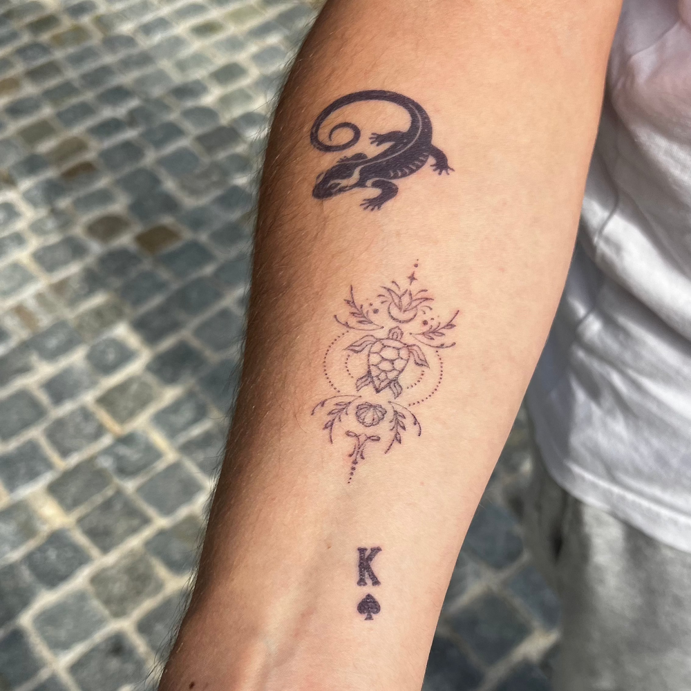 Tatuagem de salamandra