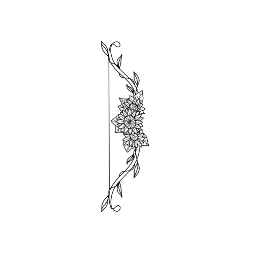 Laço de girassol